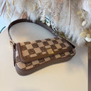 STEVE MADDEN BTWANG-14 BAG 2603 - BROWN/GOLD