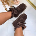 FLUFFY BOOT 9077 - BROWN