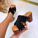 SLIPPER MET HAK FG-920 - NOIR