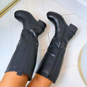 STACEY LEATHER LOOK LAARS D101A