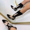 *ACTIE* WESTERN BESTSELLER LAARS DES671 - BLACK/BEIGE