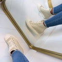 GUESS WEDGE SNEAKER FLTSUNFAL12 - GOLD