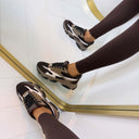 STEVE MADDEN FRONT ROW SNEAKER 5848 - CHO BRN MULTI