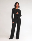 UNIQUE THE LABEL HAILEY *PANTS* - BLACK