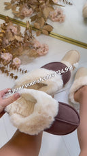 **ACTIE** COZY PANTOFFEL FC-906/902 - BEIGE/BROWN