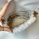 GUESS SAMIA FAKE FUR FLAP BAG WB935520