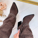 STUDDED COWBOY LAARS 9689A