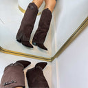 STUDDED COWBOY LAARS 9689A