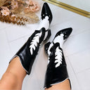 WESTERN BESTSELLER STIEFEL DES671 - BLACK/WHITE